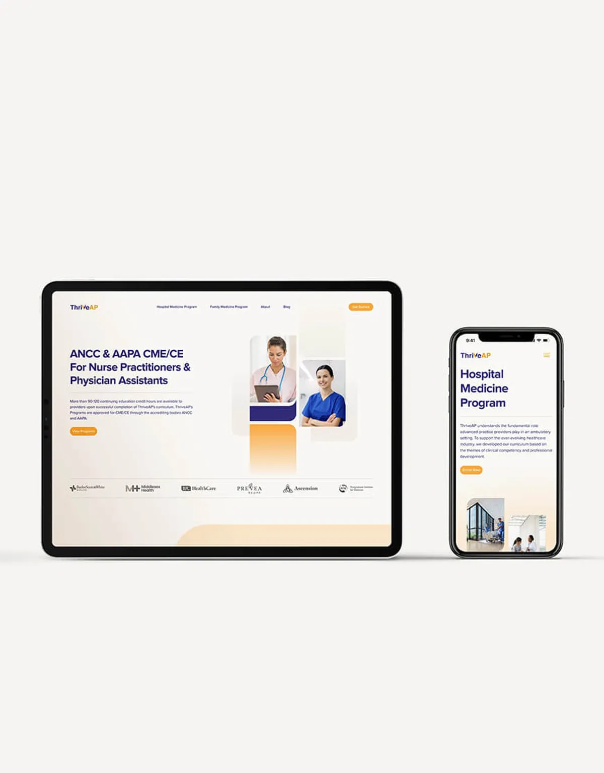 ThriveAP — Product & Web Design
